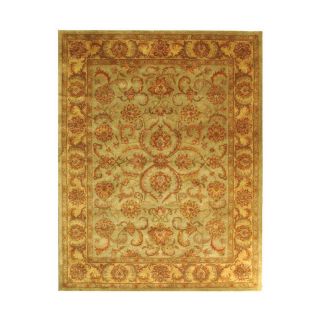 Safavieh Heritage Green and Gold Rectangular Indoor Tufted Area Rug (Common: 12 x 18; Actual: 144 in W x 216 in L x 1.25 ft Dia)