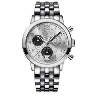Rue Du Rhone Mens 87WA140032 Double 8 Chronograph Stainless Steel