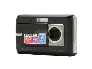 PENTAX Optio Z10 Black 8.0 MP 7X Optical Zoom Digital Camera