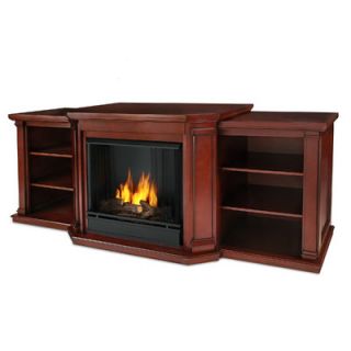 Real Flame Valmont TV Stand with Gel Fireplace