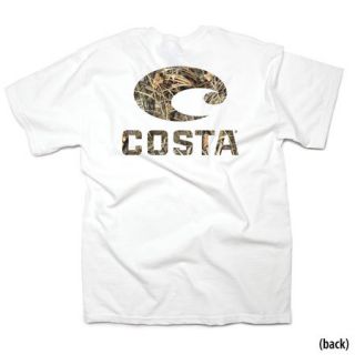 Costa Mens Realtree Max 4 Camo Short Sleeve T Shirt 729242