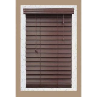 Home Decorators Collection Cut to Width Brexley 2 1/2 in. Premium Wood Blind   37 in. W x 72 in. L (Actual Size 36.5 in. W x 72 in. L ) 24532