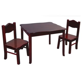 Classic Espresso Table & Chair   16295180   Shopping
