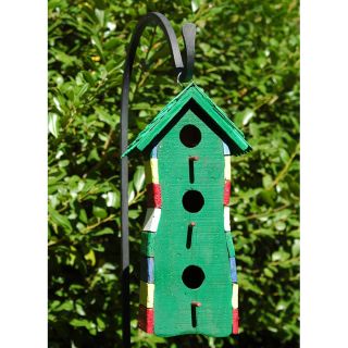 Wilderness Series Products 7 in W x 13 in H x 5 in D Green Bird House