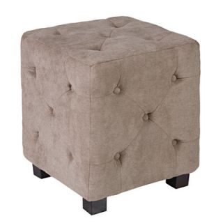 Duncan Tufted Upholstered Cube Ottoman by angelo:HOME