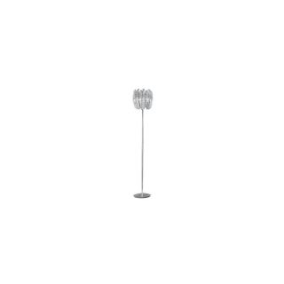 EGLO 57 in Chrome Crystal Floor Lamp with Shade
