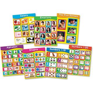Carson Dellosa Publishing Chartlet Set, Early Learning