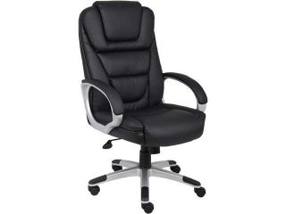 Boss Office Products Boss Black LeatherPlus Executive Chair B8601