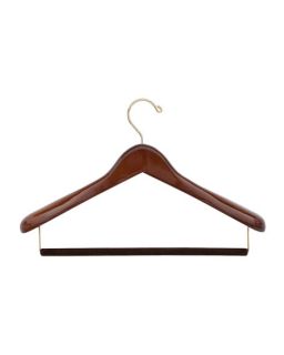 The Hanger Project 20 Wooden Suit Hanger, Traditional Finish