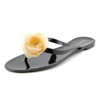 BootsiTootsi Rose Jelly Women US 10 Black Flip Flop Sandal