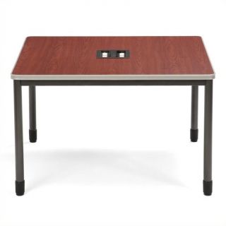 OFM Mesa Series 48" x 48" Media Workstation in Cherry   66248 CHY