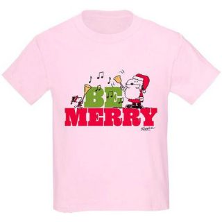 Peanuts: Be Merry Kids T Shirt By CafePress