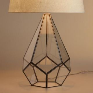 Glass Terrarium Table Lamp Base