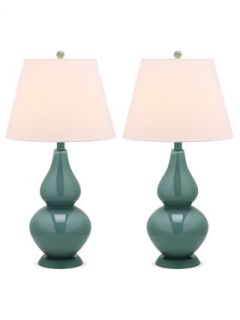 Cybil Gourd Table Lamps (Set of 2) by Safavieh