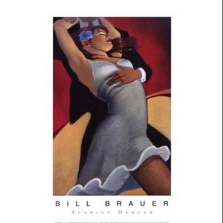 Scarlet Dancer Poster Print by Bill Brauer (14 x 20)