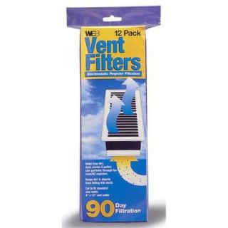 Web Products Inc Floor Register Vent Filter WVENT