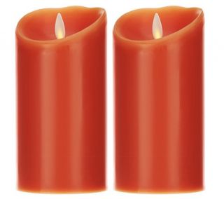 As Is Luminara Set of 2 4 Flameless Candle w/ Timer —