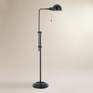 Black Crosby Pharmacy Floor Lamp