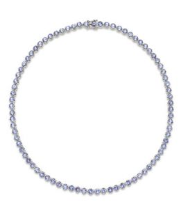Tanzanite Collar Necklace in Sterling Silver (20 ct. t.w.)   Necklaces
