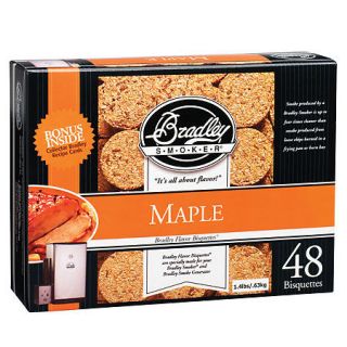Bradley Smoker Maple Flavor Smoking Bisquettes 48 pk. 427733