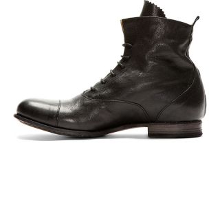 Fiorentini + Baker Black Leather Aziki Ankle Boots
