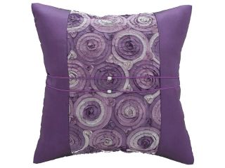 Avarada Striped Floral Bouquet Throw Pillow Cover Decorative Sofa Couch Cushion Cover Zippered 16x16 Inch (40x40 cm) Grey