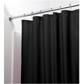 SHOWER CURTAIN LINER BLK POLY