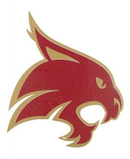 Stockdale Texas State Bobcats 4 x 4 Decal   Sports Fan Shop By Lids