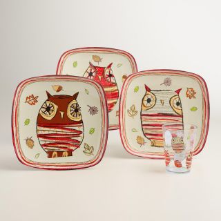 Owl Melamine Dinnerware