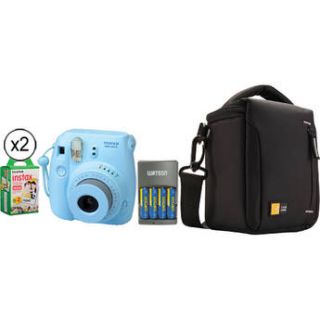 Fujifilm instax mini 8 Instant Film Camera Deluxe Kit (Blue)
