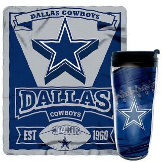 NFL Dallas Cowboys Mug N Snug Throw   Multi Colored (9.5x9.6