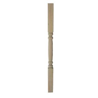 WeatherShield 1.375 in. x 2.125 in. x 36 in. Wood Pressure Treated Square Classic Spindle (7 Pack) 186714