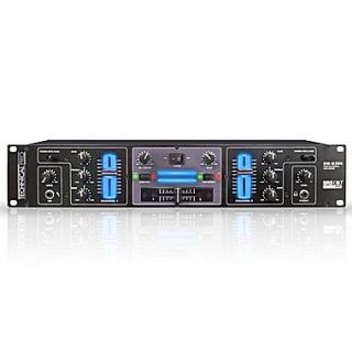 Technical Pro DMB200 19 2U Rack Mount 2  Channel Audio Mixer With MP3 Input and Fog Bar