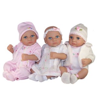 Me and Molly P. 12 inch Jessica, Jaime and Julia Triplet Doll Set