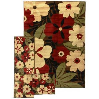 Well Woven 3 Piece Breathless Inspiration Contemporary Area Rug Set