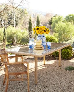 Rafter Outdoor Dining Table & Marco Outdoor Chair