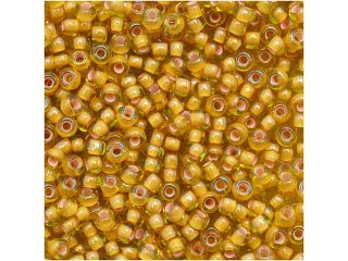 Toho Round Seed Beads 11/0 #302 Jonquil/Apricot Line 8G