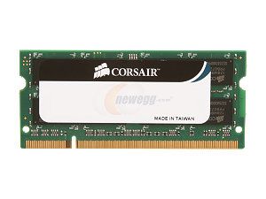 CORSAIR 2GB 200 Pin DDR2 SO DIMM DDR2 800 (PC2 6400) Laptop Memory Model VS2GSDS800D2 G