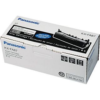 Panasonic Black Toner Cartridge (KX FA87), High Yield
