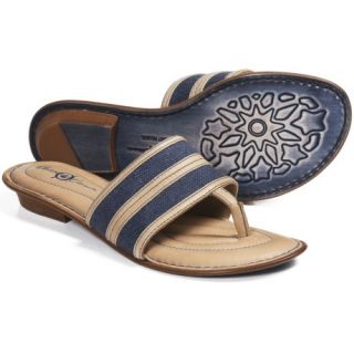 Crown by Born Natania Linen Sandals (For Women) 5659R 84