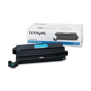 Lexmark Cyan Toner Cartridge   Cyan   Laser   14000 Page   1 Each   Retail (12N0768_35)
