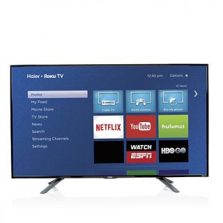 Haier 55" 1080p HD LED Smart TV with Built In Roku   7929542