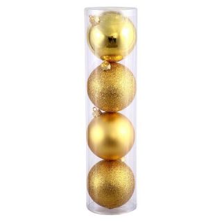 Assorted Ornament Ball   Gold (24 Per Box)