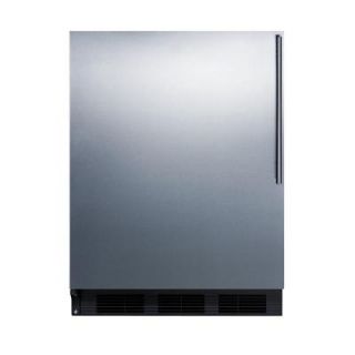 Summit Appliance 5.1 cu. ft. Mini Refrigerator in Stainless Steel CT663BBISSHVLHD