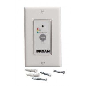 Broan VT4W Ventilator Switch, Off/Low/High/Intermittent Wall Control   White