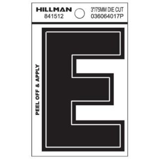 The Hillman Group 3 in. Vinyl Reflective Letter A 840798