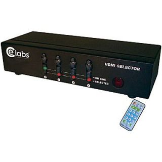CE Labs HDMI Switcher with 4 Input/1 Output