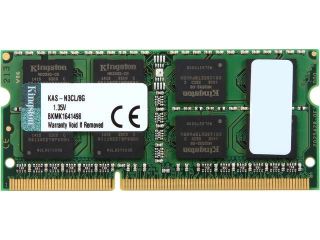 HyperX 8GB 204 Pin DDR3 SO DIMM DDR3 1600 (PC3 12800) Laptop Memory Model KAS N3CL/8G