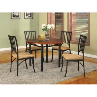Black/ Walnut 5 piece Dining Room Set   16555277   Shopping