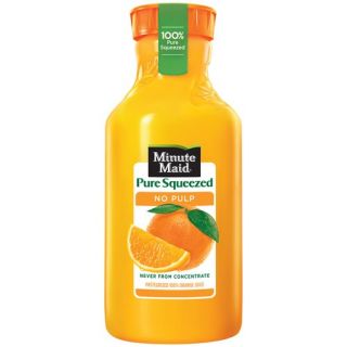 Minute Maid Pure Squeezed No Pulp 100% Orange Juice, 59 fl oz